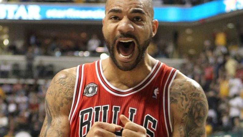Los tatuajes de Carlos Boozer son unos de lo más prominentes en el equipo de los Chicago Bulls.