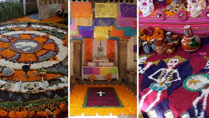 En el Día de Muertos, los hogares y cementerios mexicanos se llenan de color y celebración gracias a la tradición de los altares y ofrendas que se colocan para honrar a los difuntos y darles la bienvenida al mundo de los vivos.