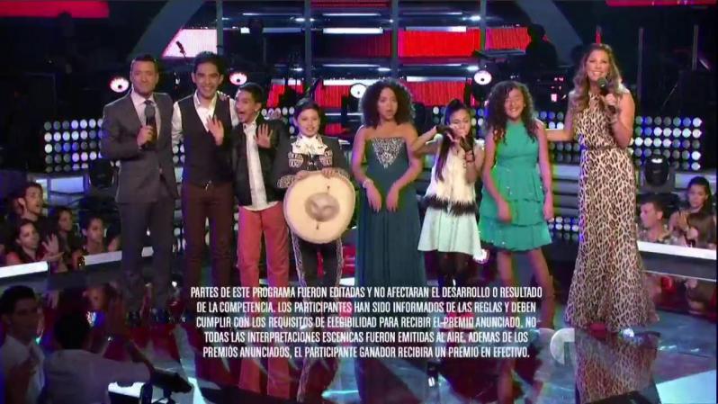 El próximo domingo, los seis finalistas competirán en una ardua batalla por convertirse en "La Voz" ganadora de esta primera edición del concurso " La Voz Kids".