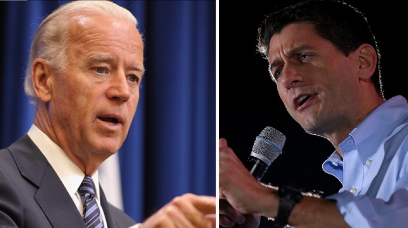 Biden y Ryan: frente a frente