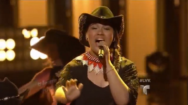 Y la pequeña de Roma Texas demostró porque esta en las finales de "La Voz Kids"