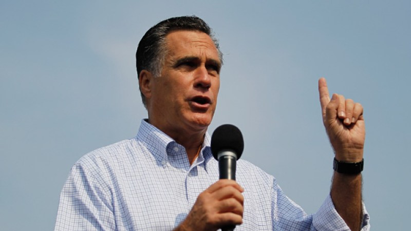 Mitt Romney en un acto de campaña este domingo 17 de junio en Brunswick, Ohio.