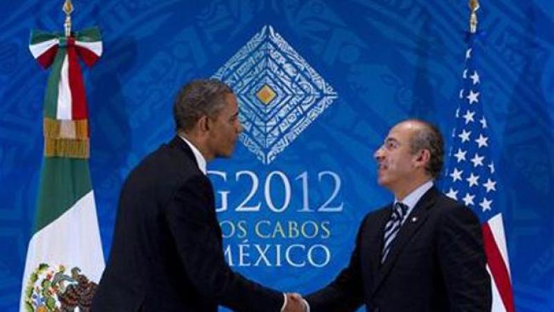 Calderón elogia a Obama
