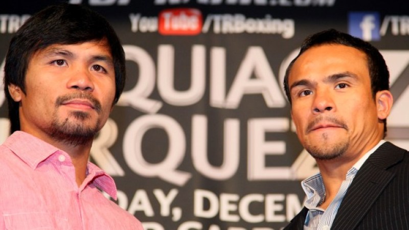 Manny Pacquiao y Juan Manuel Márquez se enfrentarán en el cuadrilátero.