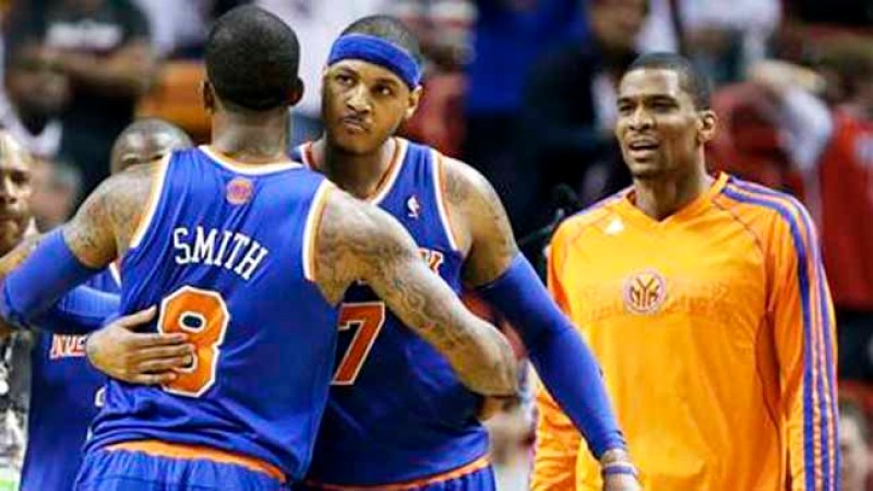 Knicks ventilan el Heat y Melo se destaca