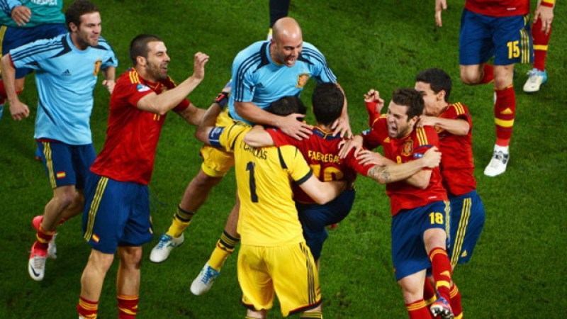 Despues de momentos de angustia y tensión, el equipo español llega a la final de la Eurocopa.