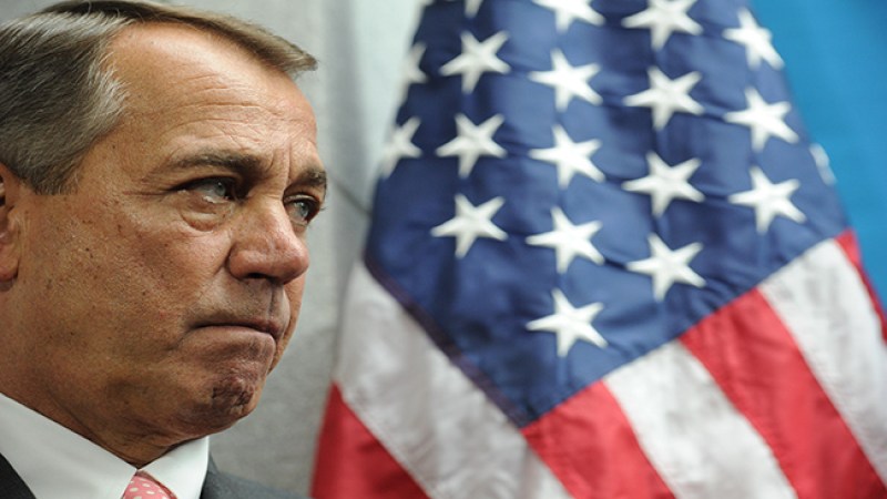 John Boehner, líder republicano de la Cámara Baja.