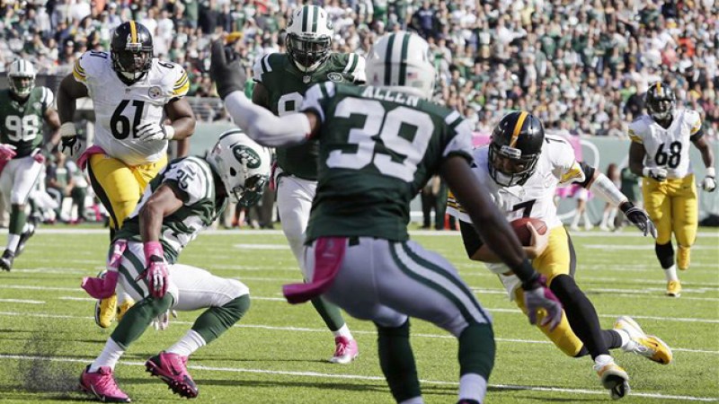 Jets ceden primer triunfo a los Steelers