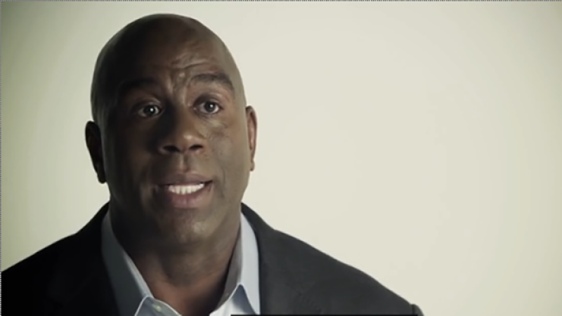 Magic Johnson es parte de la nueva campaña del gobierno.