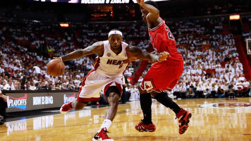 El Heat le dio una paliza a los Bulls