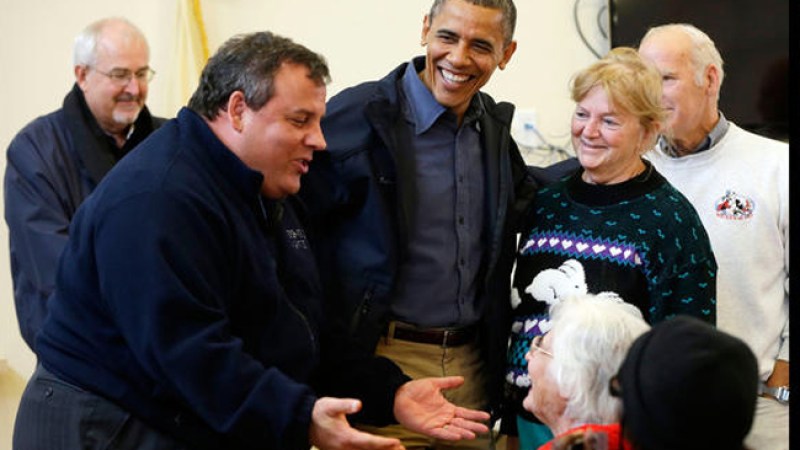 Chris Christie elogia a Obama