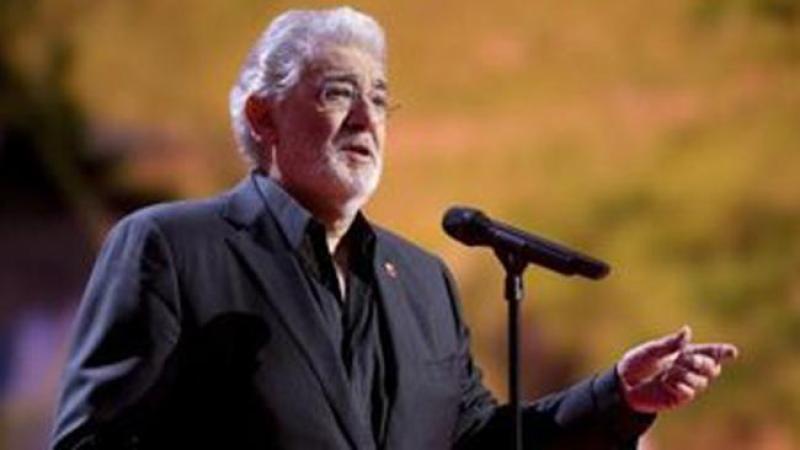 El tenor Plácido Domingo.
