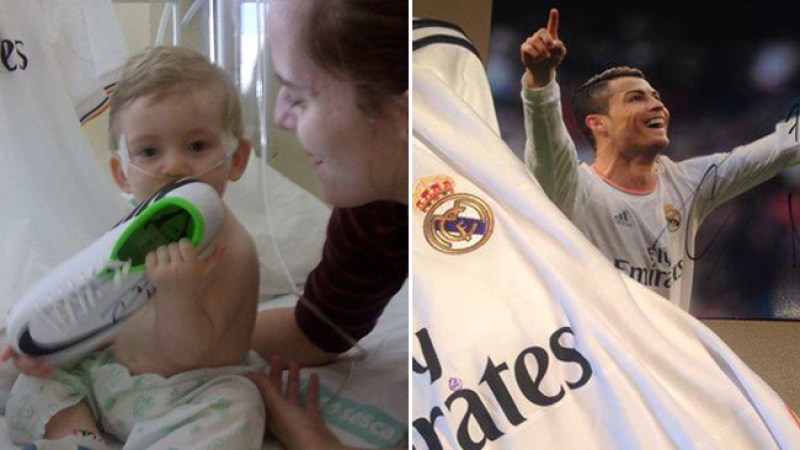 Ronaldo paga operación de bebé