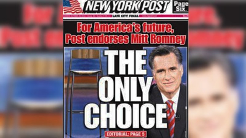 El New York Post elige a Romney