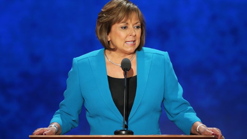 La gobernadora de Nuevo México, Susana Martínez durante su intervención en la Convención Republicana, en Tampa, Florida.
