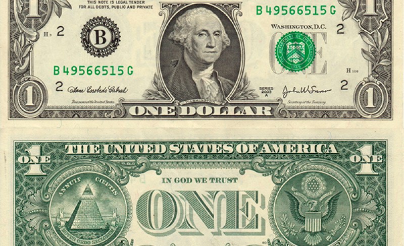 Los secretos y símbolos de un dólar