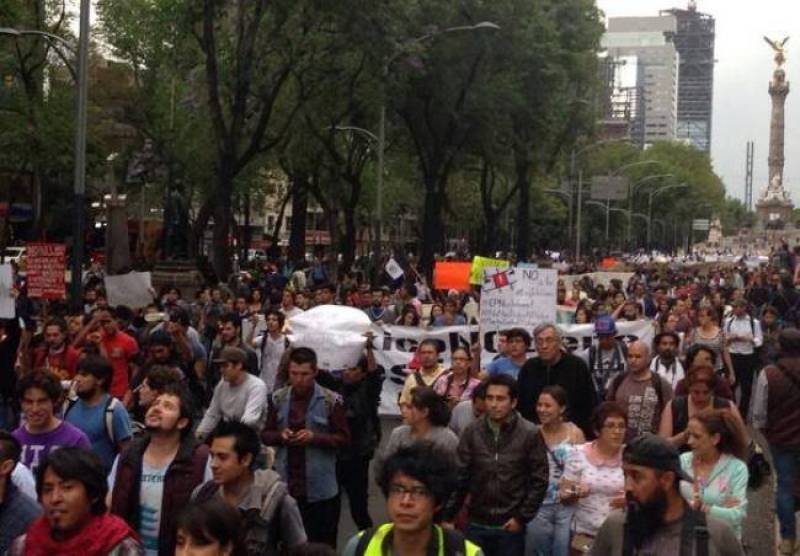 Protestan contra ley de comunicaciones