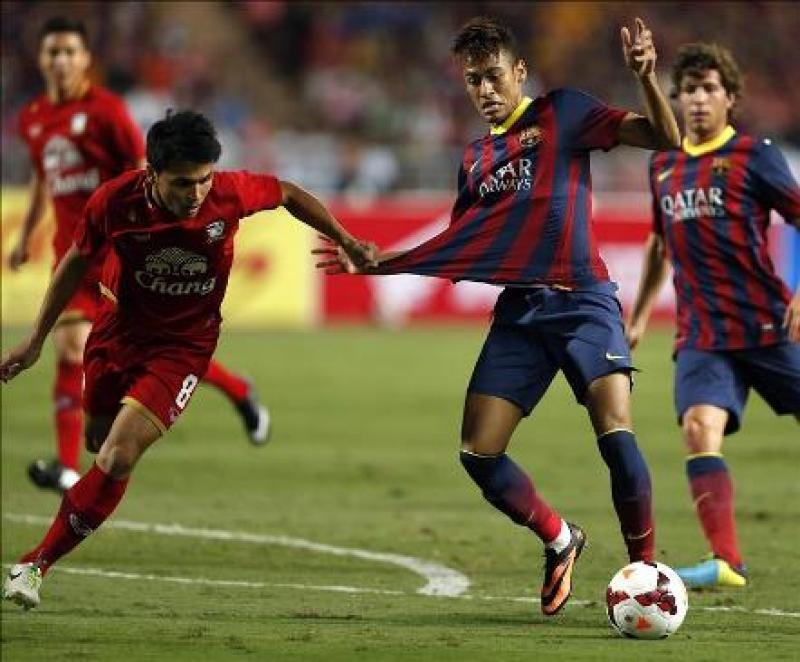 El primer gol de Neymar blaugrana