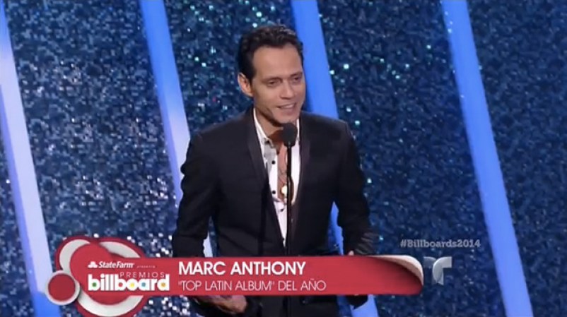 Marc Anthony fue el gran ganador de la noche.