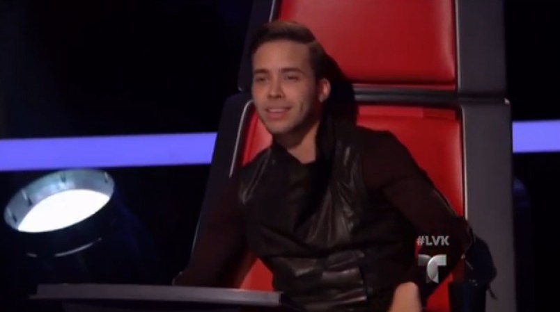 Prince Royce confiaba en que sería el coach ganador, por segunda ocasión.