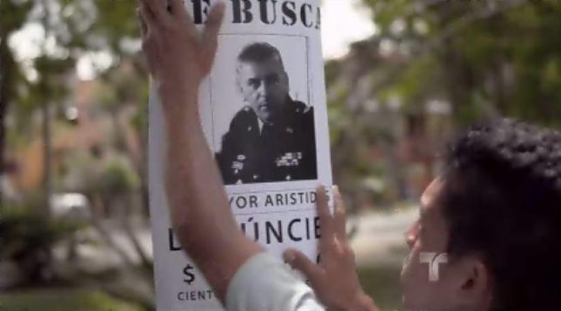 Escobar arremete y ofrece también una suma por la cabeza de Aristides.