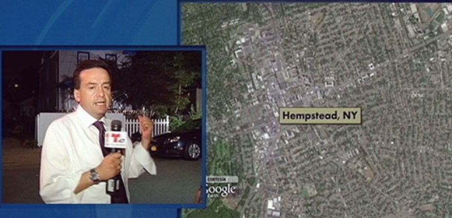 10 DE JULIO, 2014: Las autoridades investigan un brazo encontrado en el patio de una casa en Long Island coincide con otros restos encontrados cerca de un parqueadero.