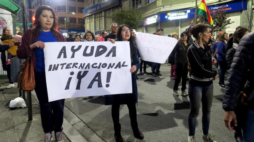 BOLIVIA-MARCHA-INCENDIOS