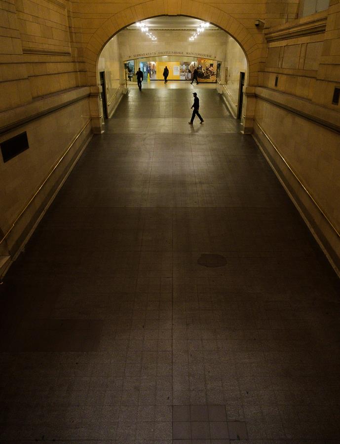 Terminal de Grand Central. Foto tomada el 17 de marzo. Crédito: EFE