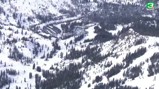 Alpine Meadows ski resort near Lake Tahoe