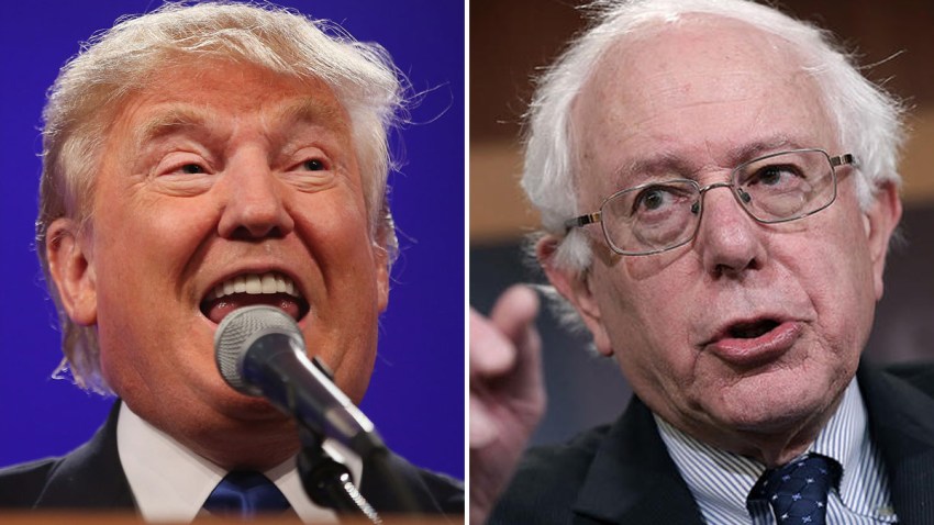 Donald Trump Bernie Sanders