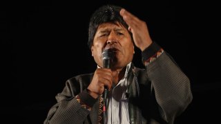 En la imagen, el expresidente de Bolivia Evo Morales. EFE/Martin Alipaz/Archivo