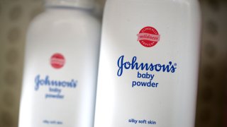 Containers of Johnson's baby powder
