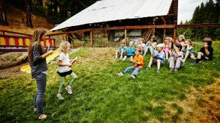 Children at summer camp