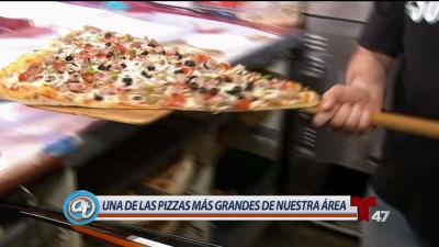 Gigantesca Pizza Derrite Paladares En Nueva York Telemundo New York 47