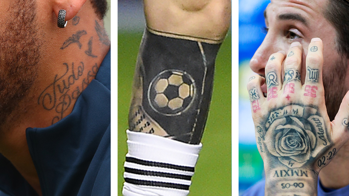 Ellos son los hombres de fútbol con tatuajes más impresionantes