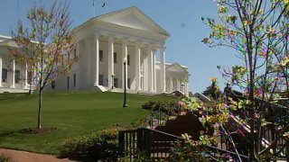 The state capitol building in Richmond, Virginia.