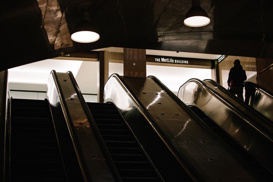 Escaleras de la estación de Grand Central. Foto tomada el 17 de marzo. Crédito 17.