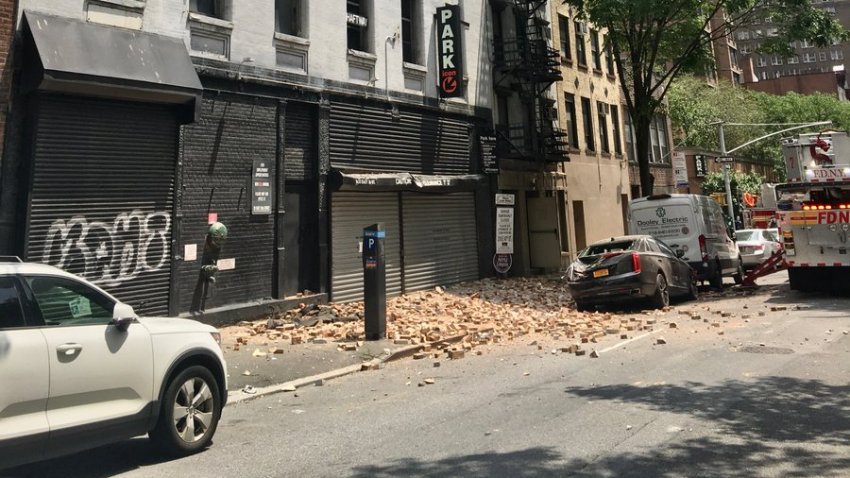 partial building collapse manhattan