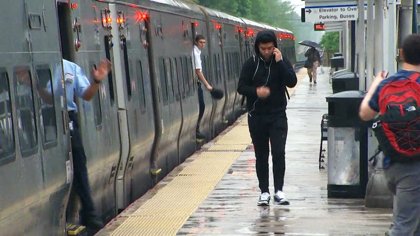 lirr generic lirr mineola lirr rainy day