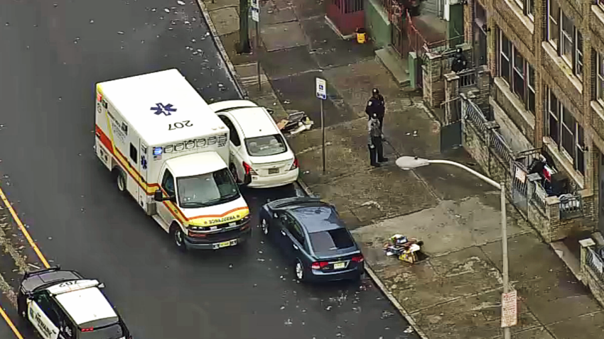 newark stabbing scene
