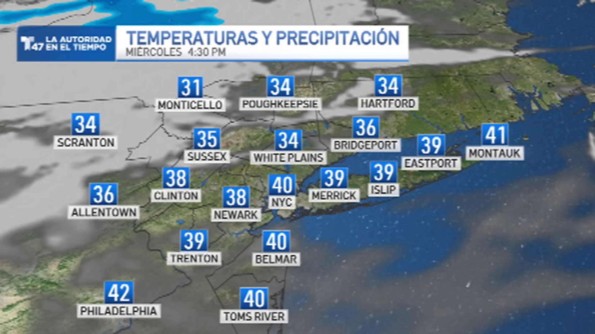 pronostico del tiempo en manhattan