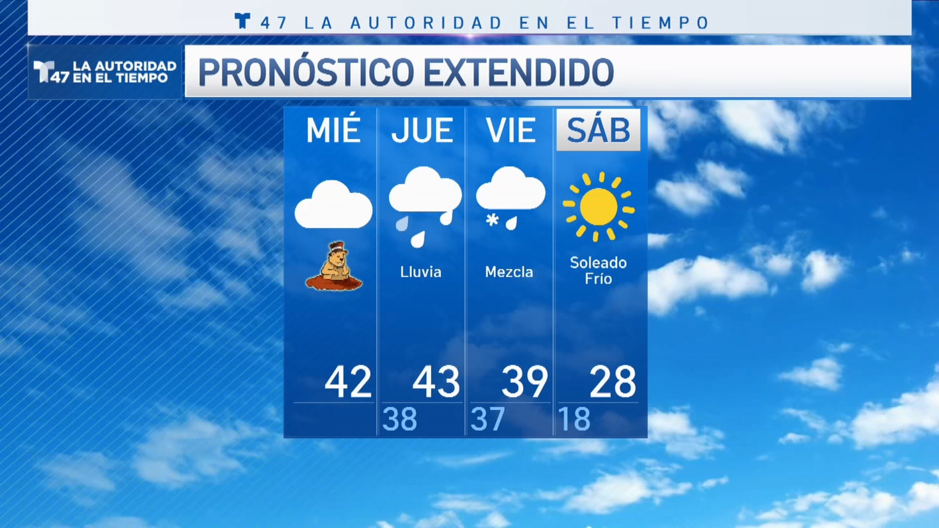 pronostico extendido en new york