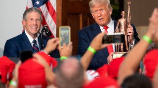 President Trump with Pat Lynch