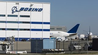 The Boeing Co. manufacturing facility stands in North Charleston, South Carolina