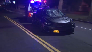 stolen mustang towed from scene of deadly hit-and-run