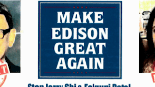 Flyer targeting two Edison school board candidates