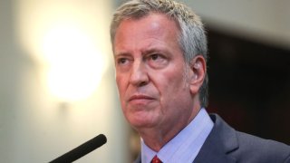 New York City Mayor Bill De Blasio