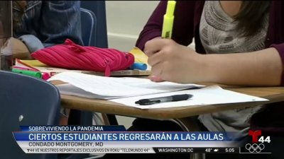 Algunos alumnos en Montgomery regresarán a las aulas