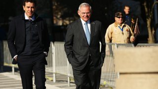 Bob Menendez with son Robert Jr.