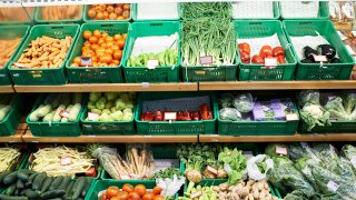 Fruits and vegetables at market